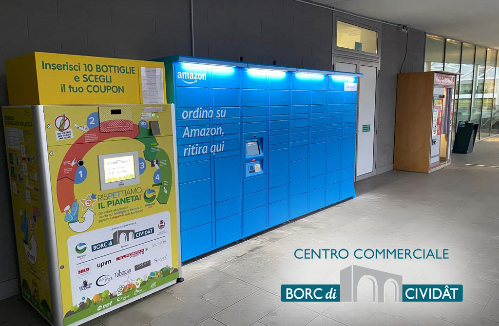Amazon Hub Locker al CC Borc di CividCividât